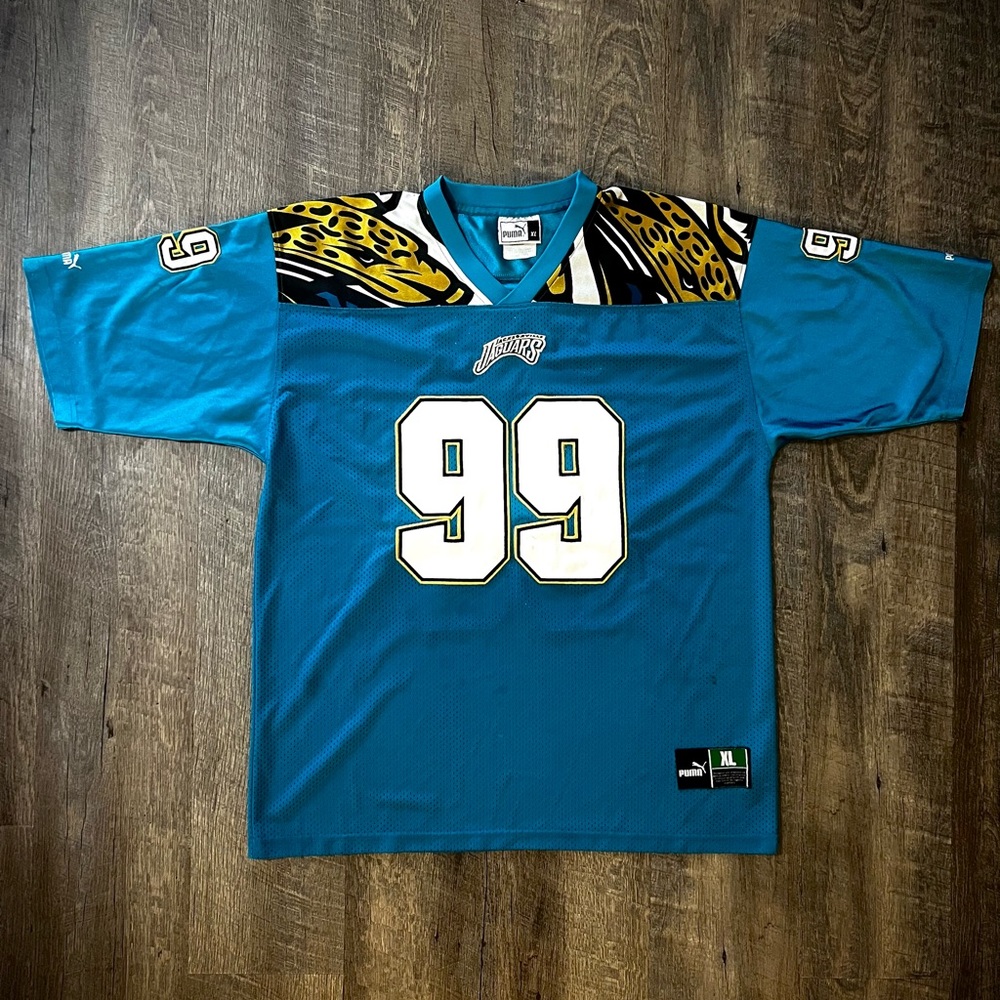 Vintage Puma Jacksonville Jaguars #99 Jersey